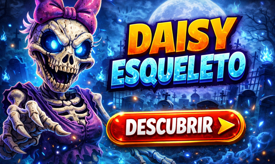 Daisy se transforma en esqueleto 💀