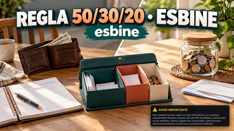 Cómo aplicar la regla 50/30/20 en 2026: distribuir tu sueldo entre necesidades, gastos personales y ahorro
