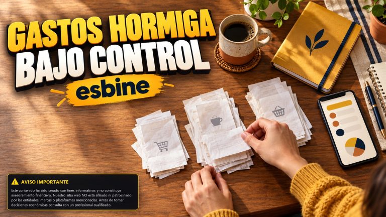 Cómo calcular tus gastos hormiga en 2026 y controlar su impacto en el presupuesto