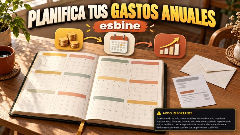 Cómo planificar los gastos anuales en 2026 sin desajustar el presupuesto mensual