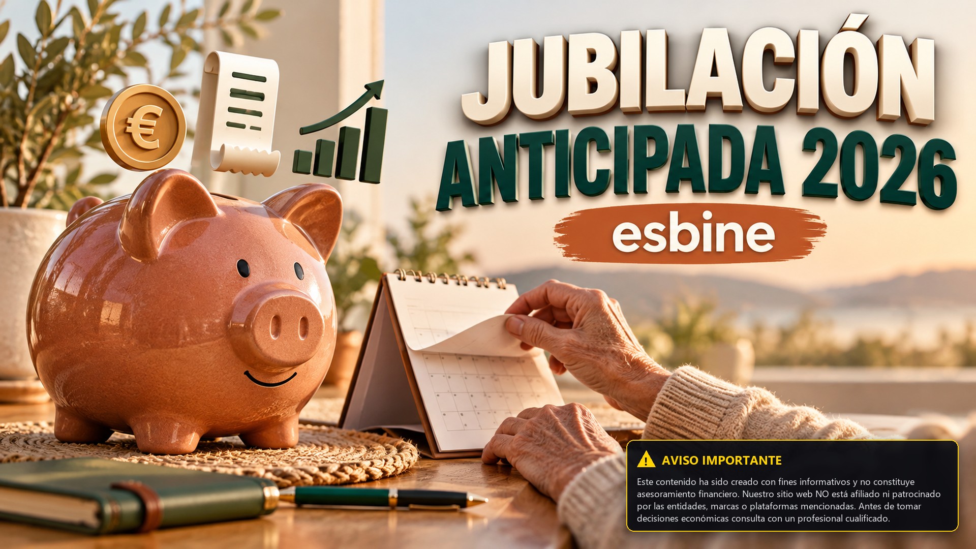 Jubilación anticipada voluntaria en 2026: edad mínima, requisitos y recortes de la pensión