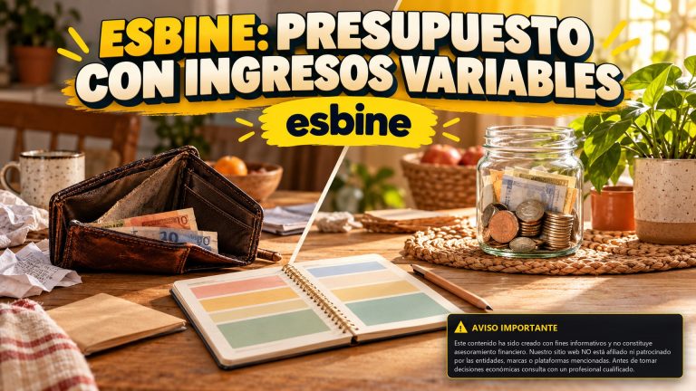 Cómo organizar un presupuesto mensual con ingresos variables en 2026 sin quedarte sin saldo